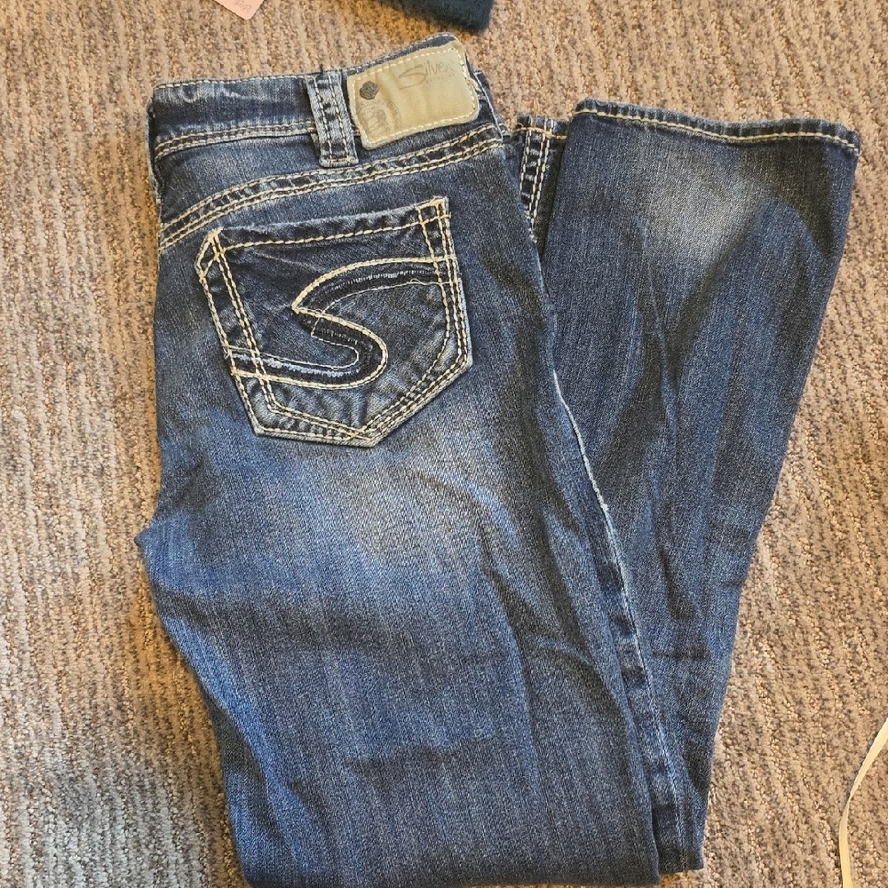 Silver Jeans Dark Blue Denim
